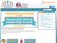 Tablet Screenshot of communityschools.org